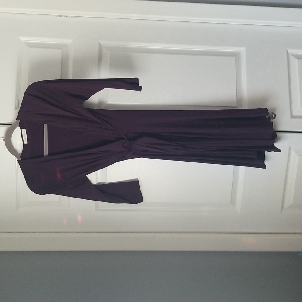 Les Amis Purple Wrap dress size M